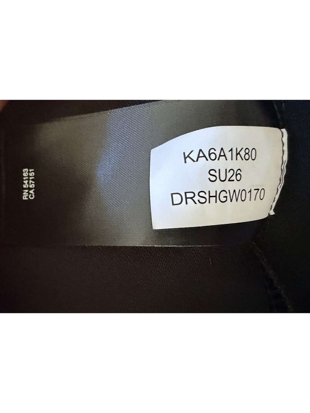 New Donna Karan Sleeveless Midi A-Line Halter Dress In Black Size 12 $199 - Picture 10 of 10